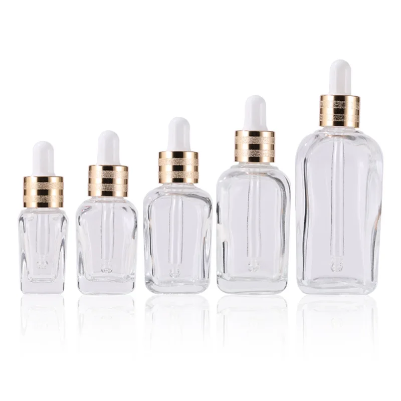 

Factory sale different color glass essential oil bottles with dropper