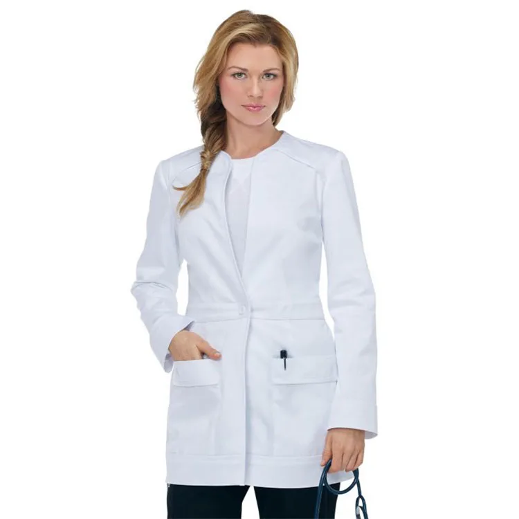 

factory price customized 100% cotton white lab coats doctors healthy center