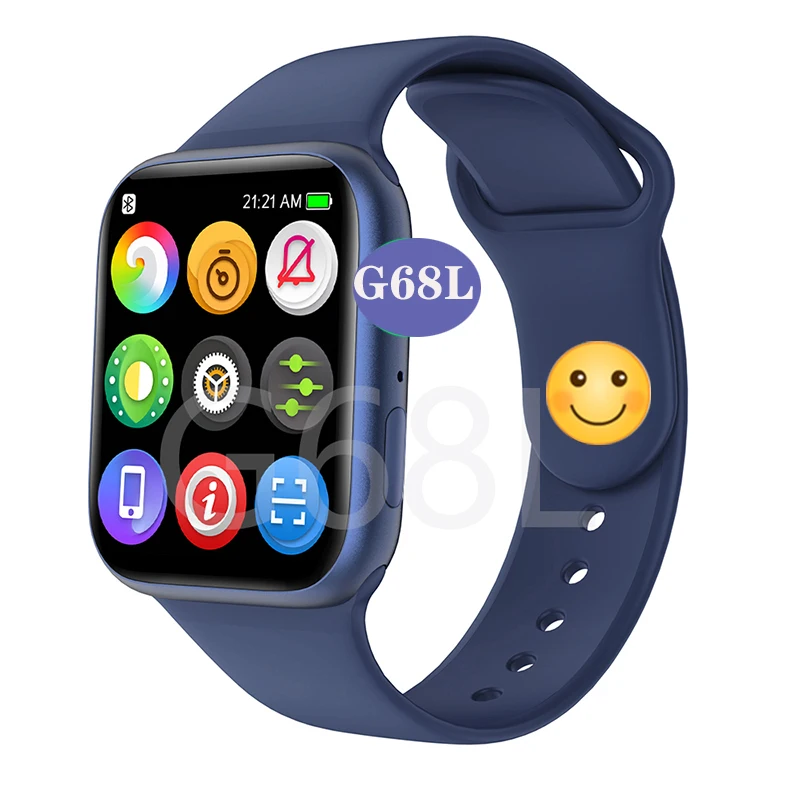 

2021 Blood Oxygen G68L Smartwatch Music Waterproof Sport Smart Watches With Amoled Display, Multi