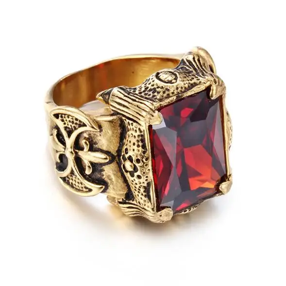 Buy quality Gold With Ruby stone ladies ring in Ahmedabad
