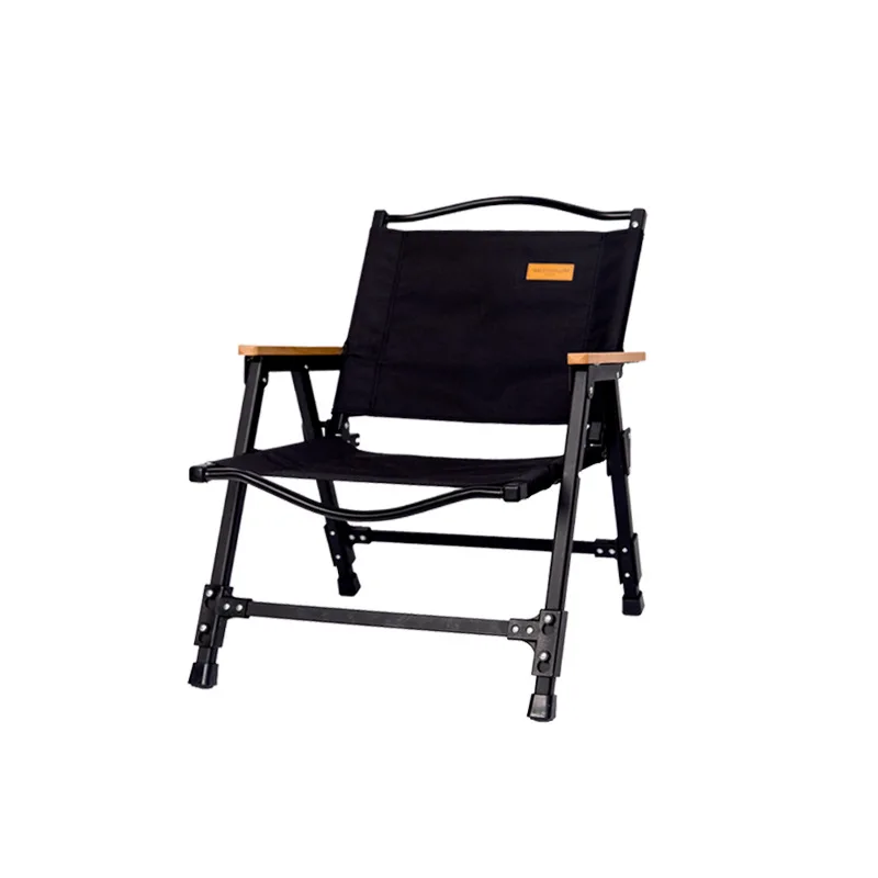 

Amazon Hot Seller Outdoor Hiking Aluminum Portable Fishing Beach Chair Folding Camping Chair, Black
