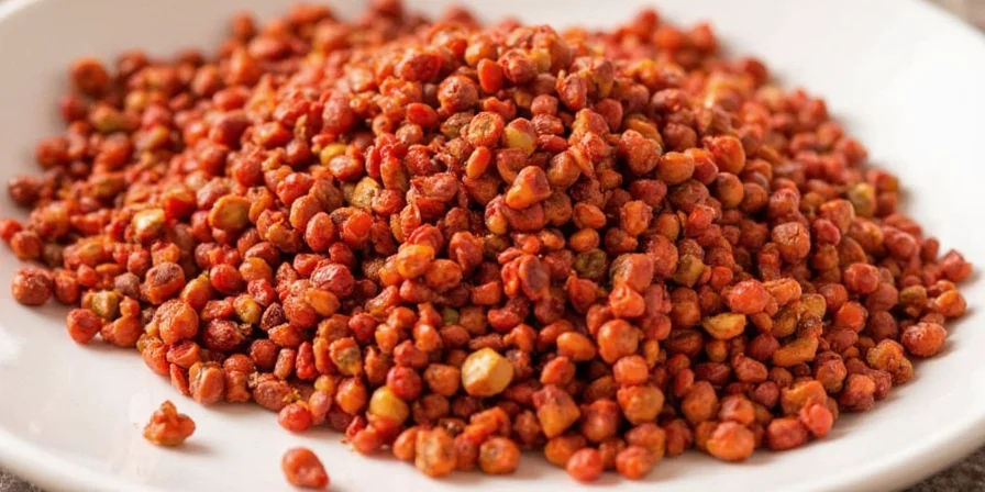 Close-up of Sichuan pepper corns