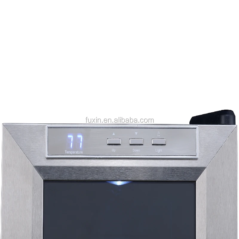 Luxury Thermoelectric Stainless Steel Cigar & Wine Cooler