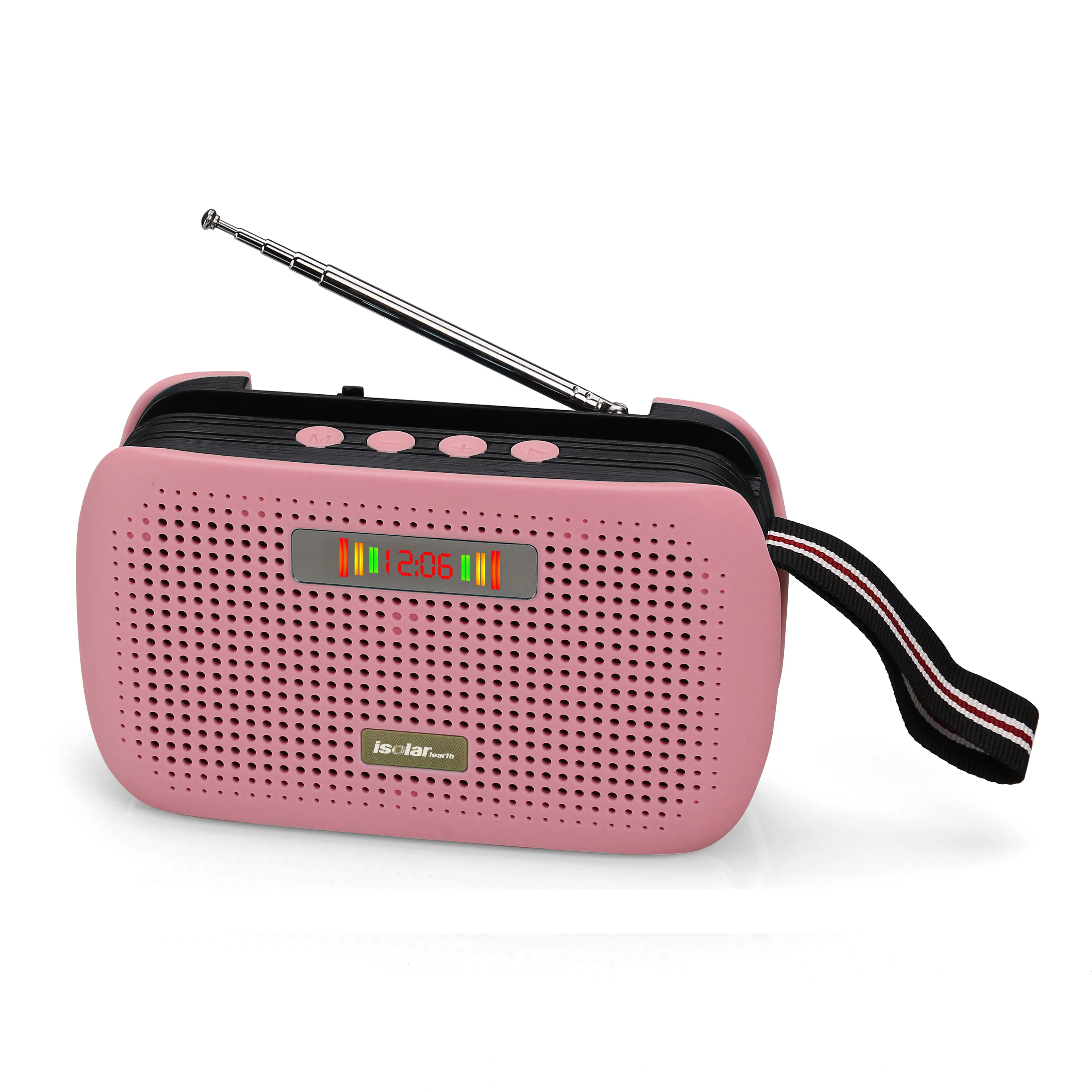 Hot sale portable fm digital display wireless speaker for mobile phone promotion gift - ANKUX.COM