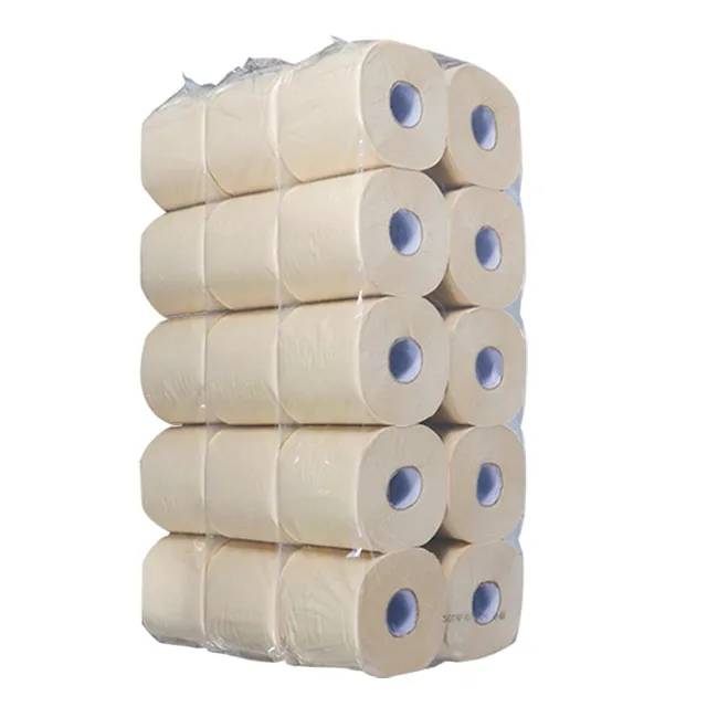 

Hot Sale 4 Ply 150g 30 Rolls One Carton 105mm*100mm Bamboo Toilet Paper 3 Ply Napkin Tissue Paper Jumbo Roll, Bamboo color