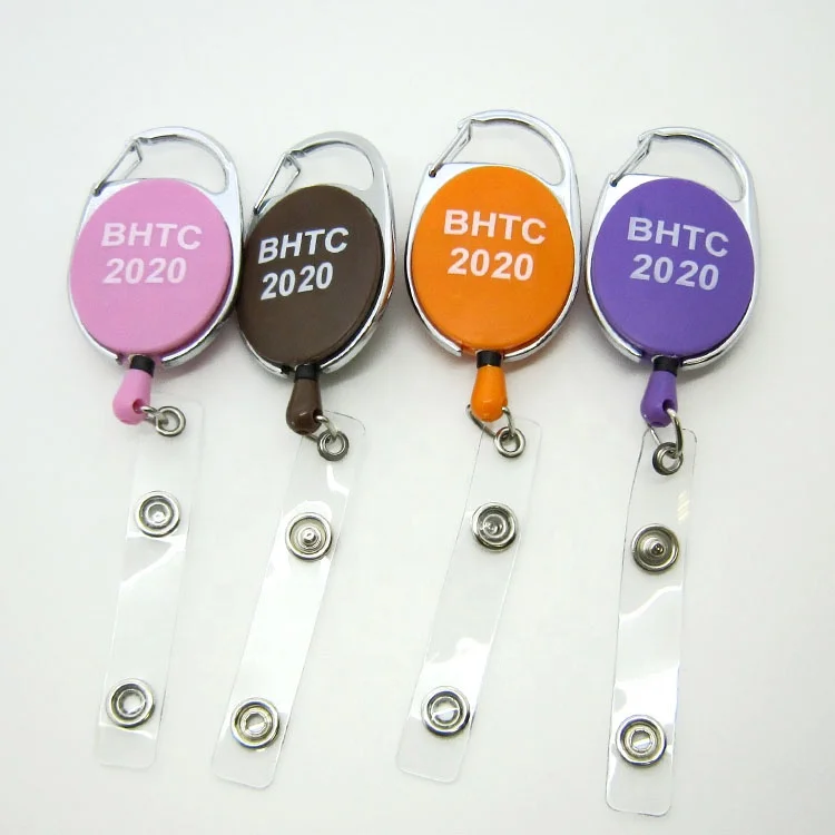 Wholesale Classic Style Custom Plastic Fashion Retractable Key Chain