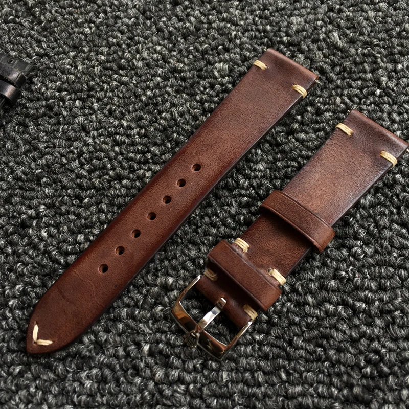 

wholesale watch strap vintage watch bands genuine leather 18mm watch strap