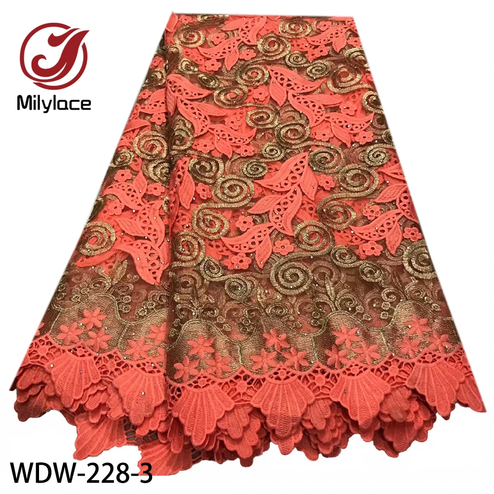 

New Arrival Lovely Stoned Nigerian Lace Fabric French Lace, 6 colors available