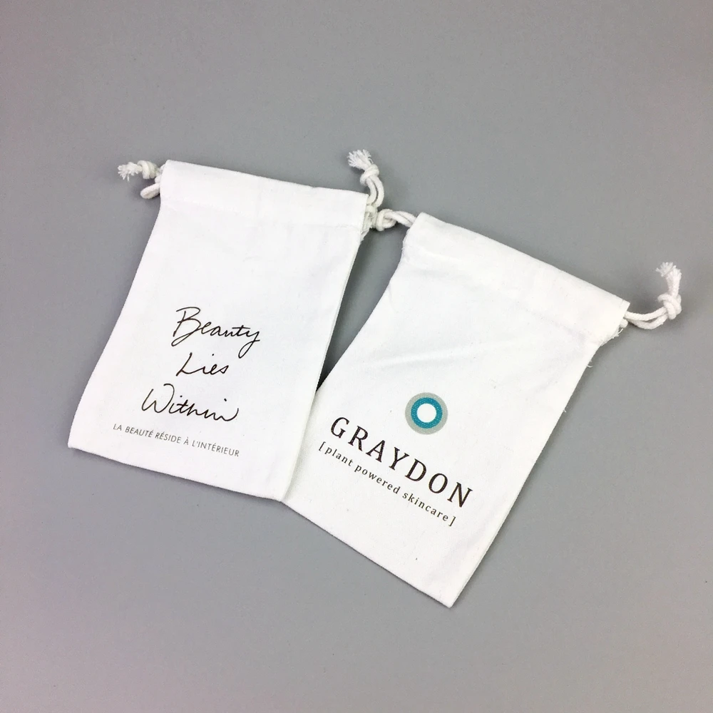 

wholesale custom small soft muslin organic fabric canvas cotton drawstring bag with logo, Customized color