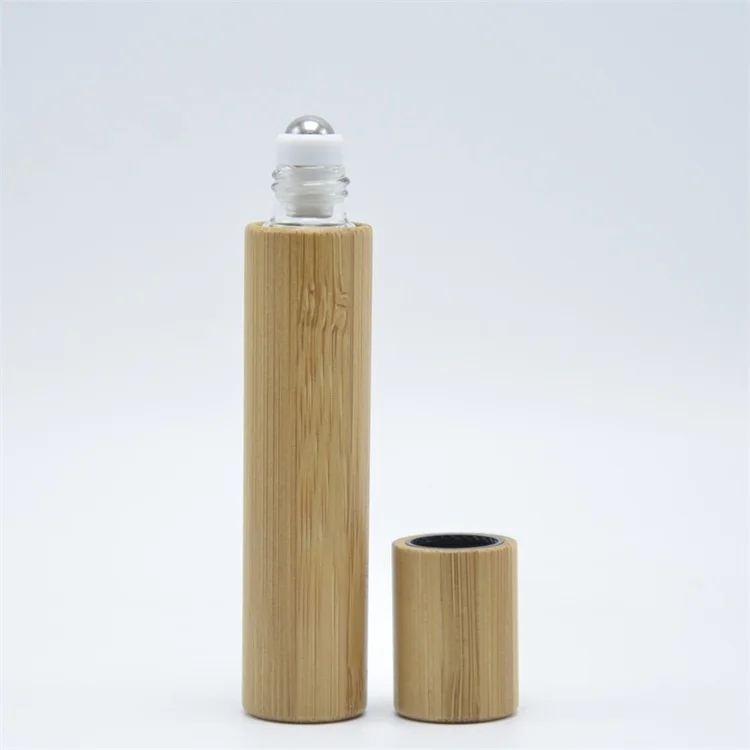 

New arrival skin care round bottle bamboo packaging products