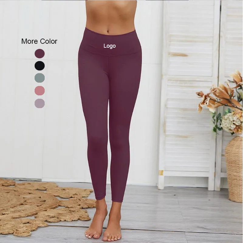 

Sexy Peach Fitness Yoga Pants Nude Fitness Pants With Pocket Yoga Pants For Women, As picture