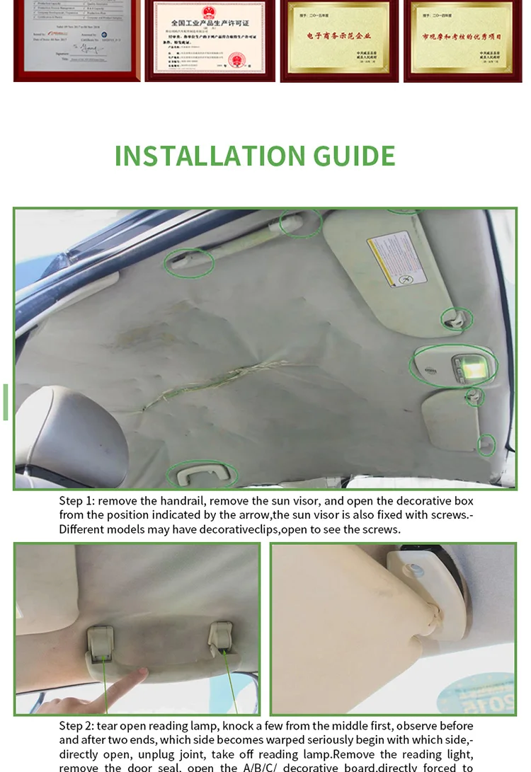 Manufacture Auto Ceiling Car Roof Liner Headliner Fabric For Volkswagen