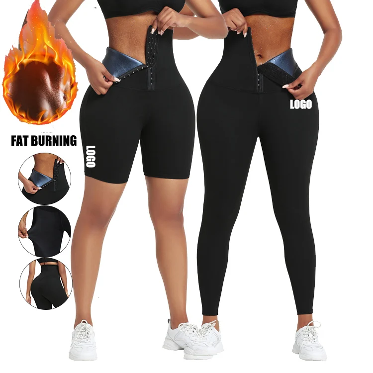 

Custom Logo Waist And Butt Lifter Thigh Trimmer Thigh Eraser Neoprene Leg Shaper Waist Trainer Leggings