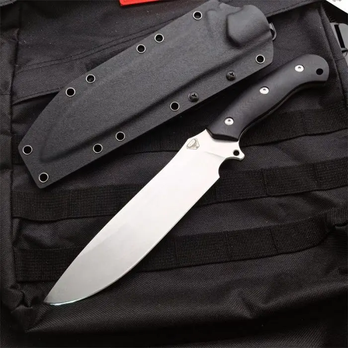 

Stone wash Fixed Tactical Knife Hunting Camping Tools with K Sheath 60HRC Bread Knife Hand Tool Dropshipping