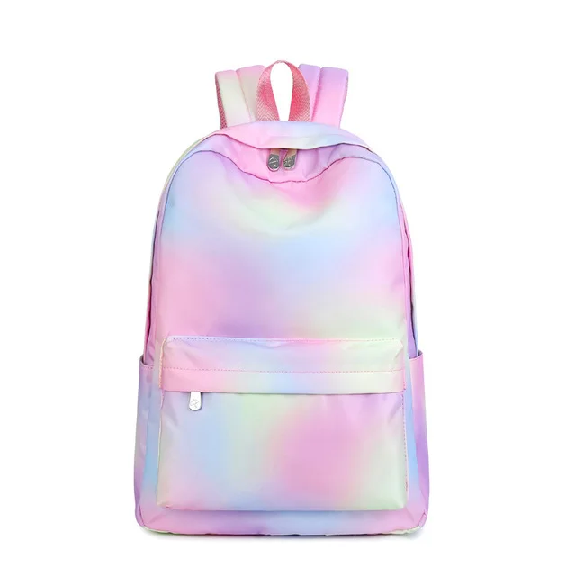 

Canvas Tie dye school bag backpacks for teen girls,leather school tie dye bag set,teenage rainbow school bags tie dye for women