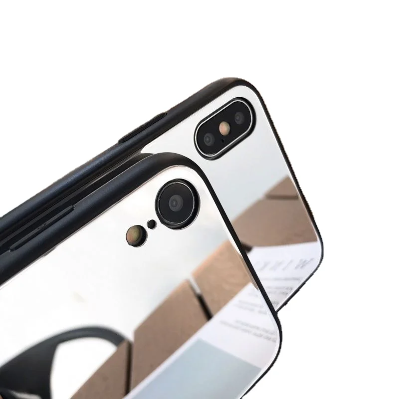 

Trendy Luxury Plating TPU Mirror Phone Case Cover For iPhone 11 Pro Max Case Silicon For iPhone 12 mini 12 pro XR XS XS Max Case, Transparent