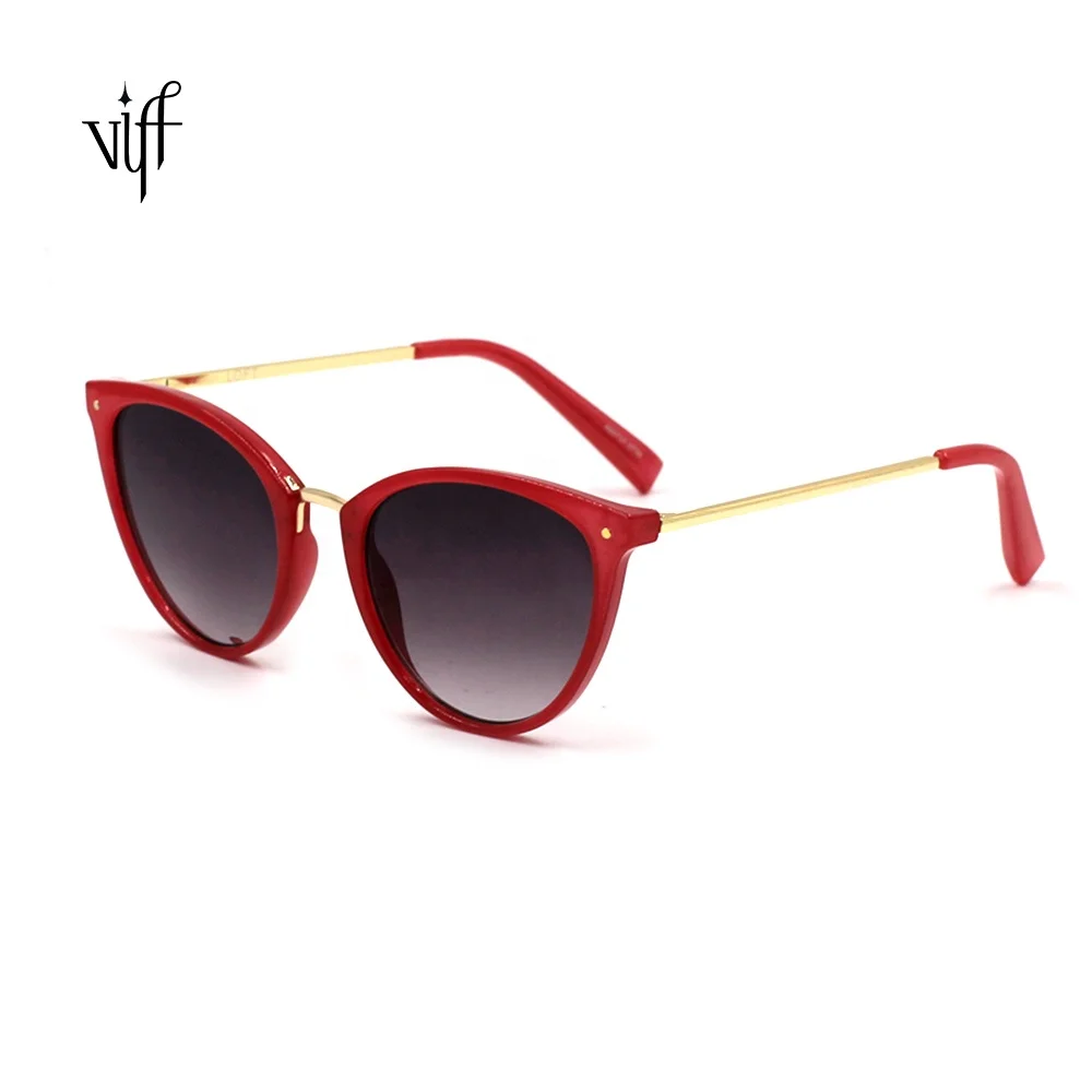 

Free Shipment Cateye Sunglasses VIFF HP18810 Steampunk Round Sunglasses
