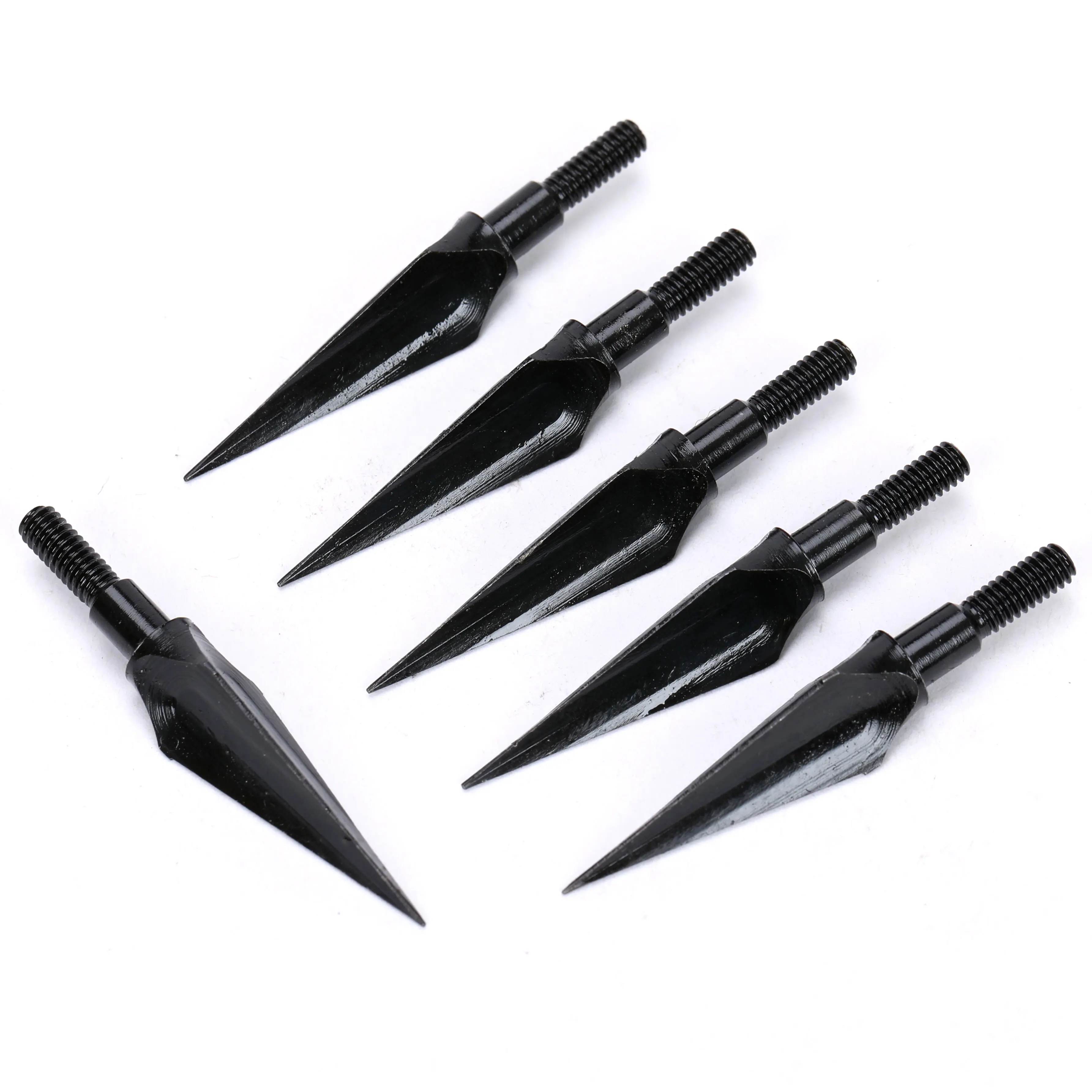 

ACCMOS 125grain Metal screw-in crossbow Black Three-sided hunting arrow head
