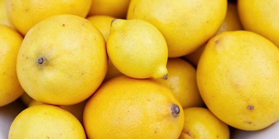 Fresh lemon with visible pith