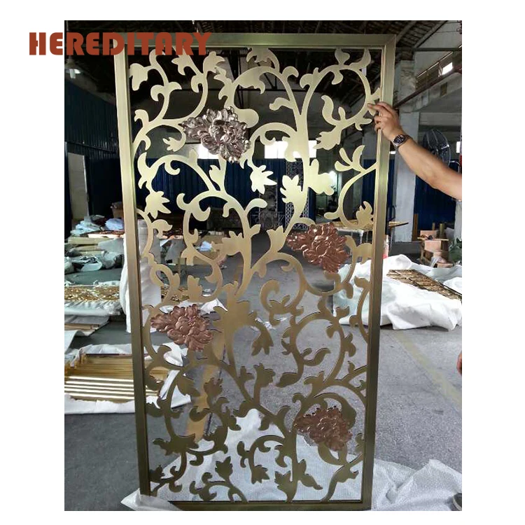 Leave Pattern Screen Partition Room Divider Curtain Panel Buy Home Room Partition Panels Room Divider Laser Cut Panel Ceiling Mounted Sliding Room