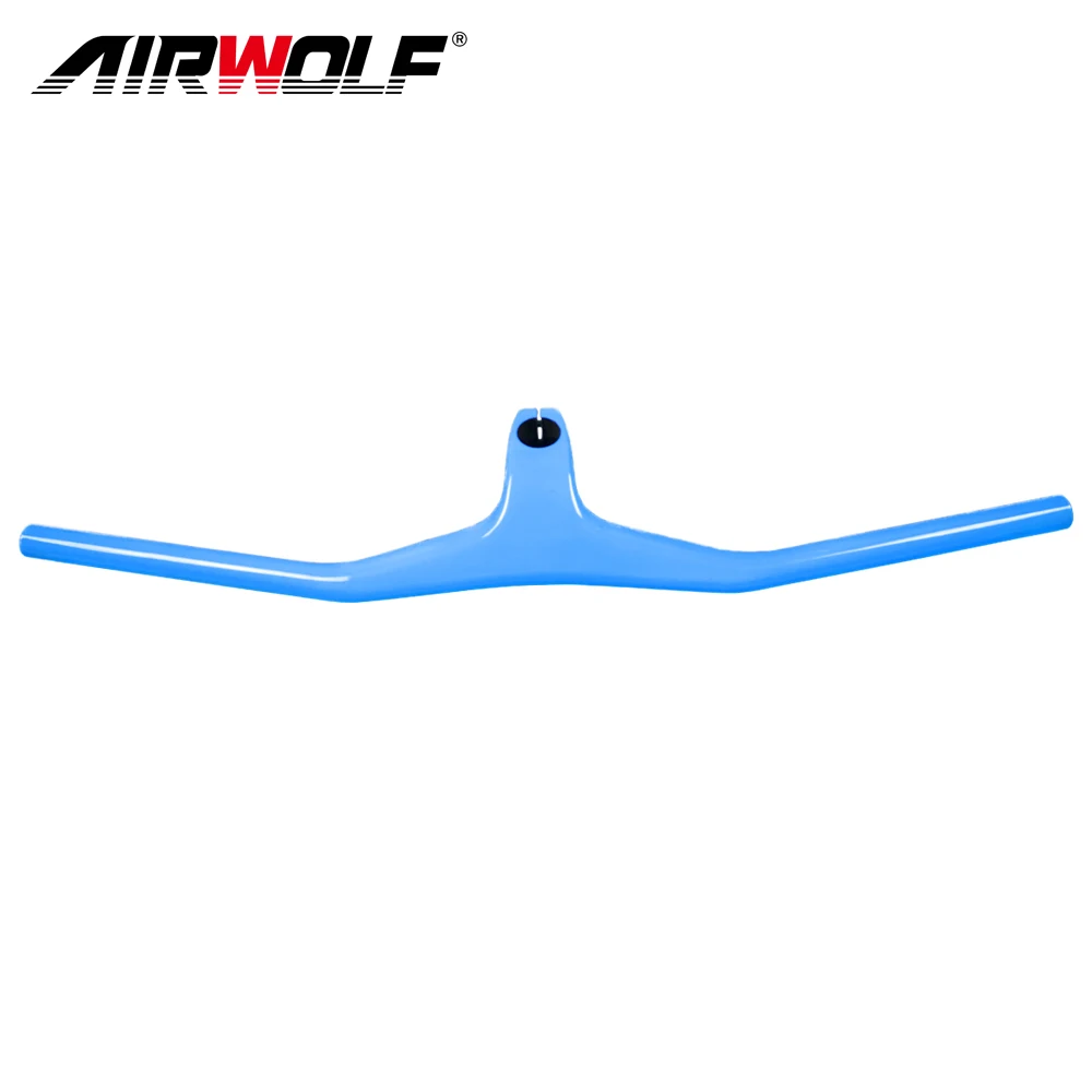 

AIRWOLF Integrated MTB Handlebar Carbon Fiber Mountain Handlebar -17 Degree Integrated Carbon Handlebar And Stem