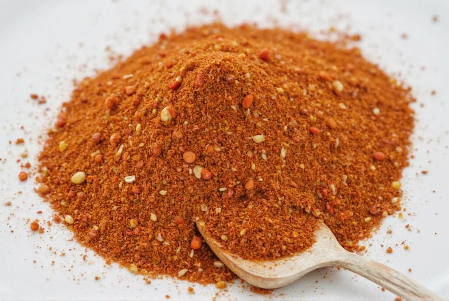 Five Bottles of Different Al Pastor Seasonings on Counter