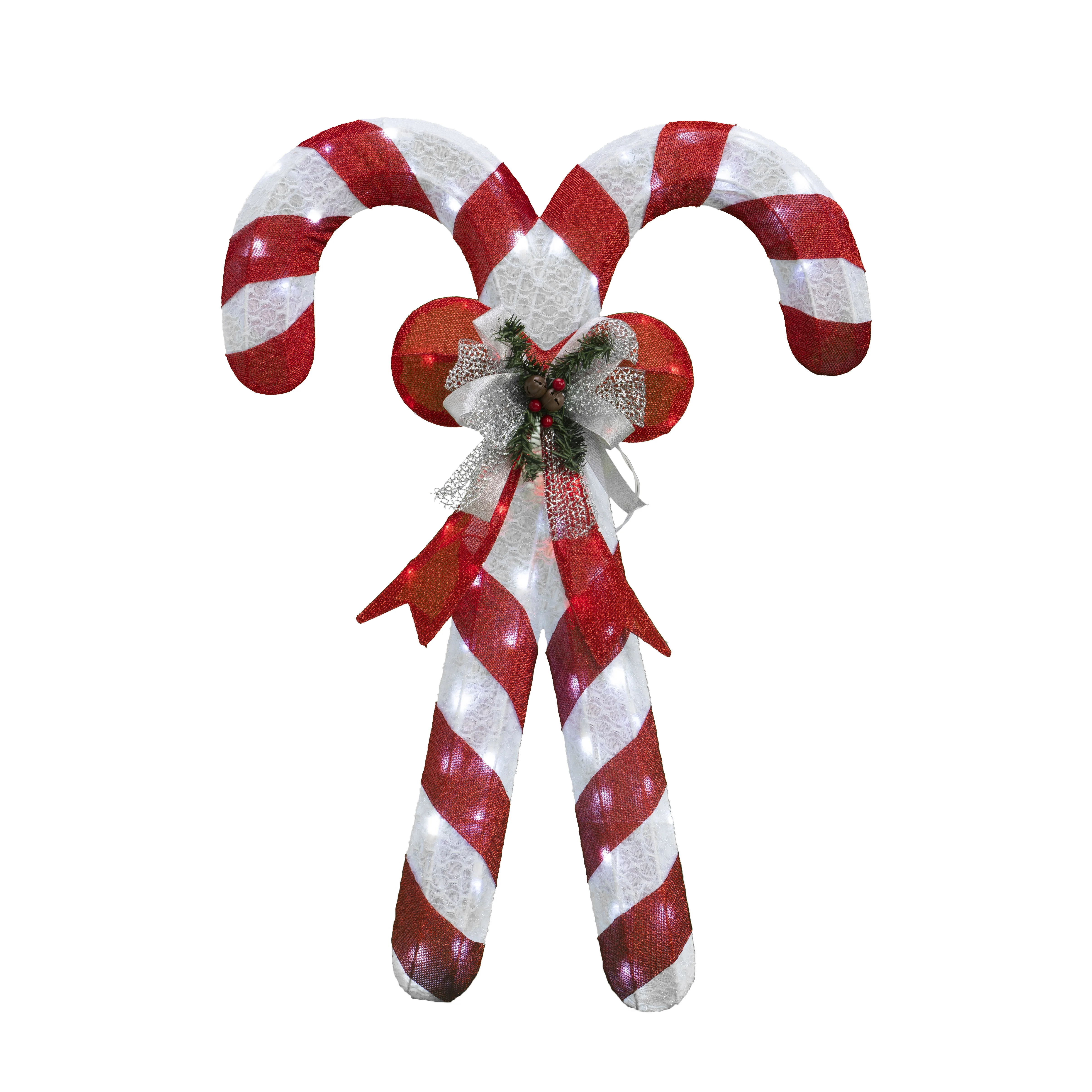 Christmas Outdoor Decor Light With Candy Cane Outdoor Light Sculptures ...