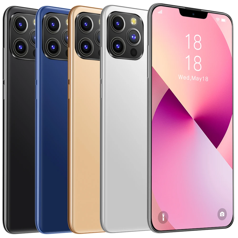 

i13 Pro Max + 6.7 inch 16GB + 512GB Android smartphone 10 core 5G LET phone 3 camera face ID Unlocked version mobile phone
