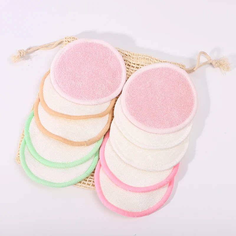 

New design reusable face terry makeup remover washable make up pads