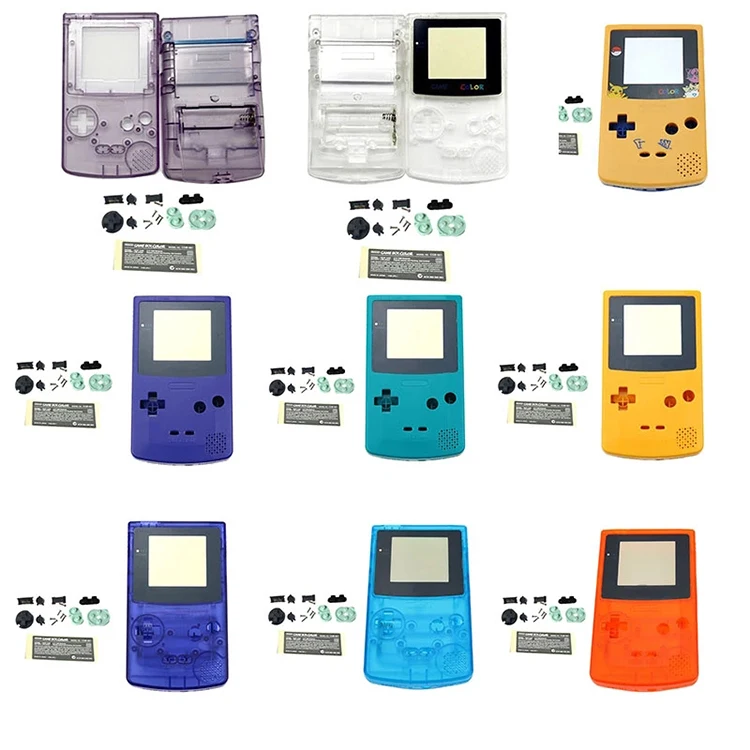 

Game Accessory Replacement Housing White Game Case Shell Cover For Nintendo Gameboy Color GBC