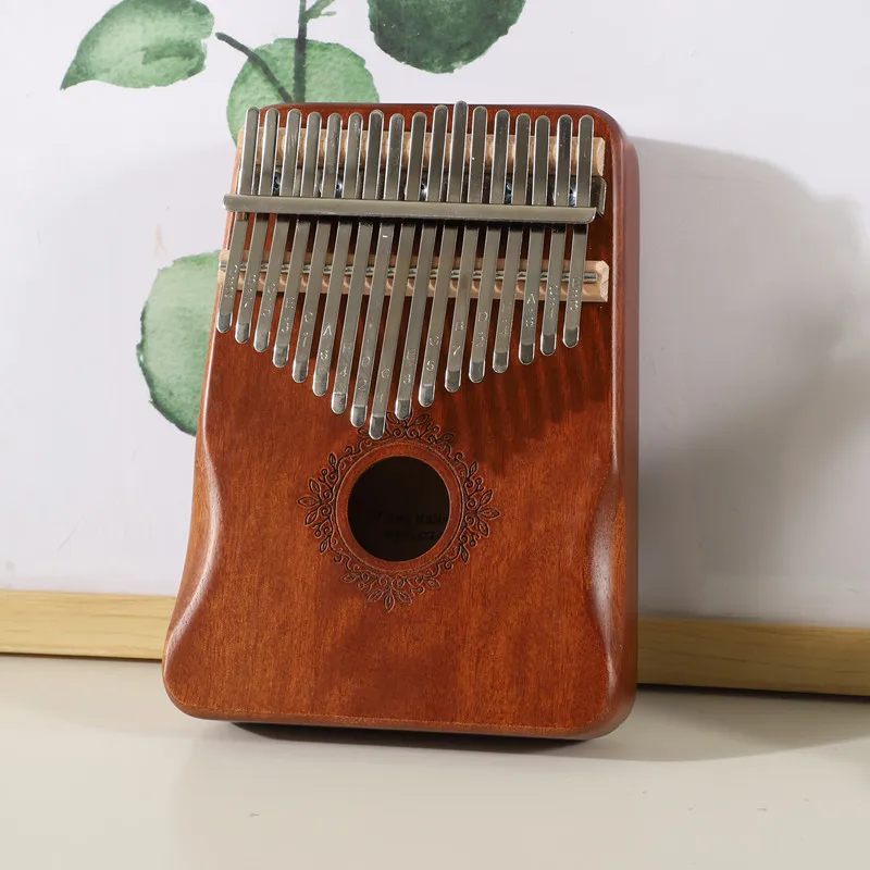 

mahogany kalimba musical instrument Kalimba 17 Keys Thumb Piano LKG-01