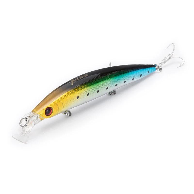 

KINGDOM Mass Market Model 5354 Bait 125mm 23g Artificial Lure Sea Fishing Minnow Low Speed Floating Fishing Bait, 5 color available