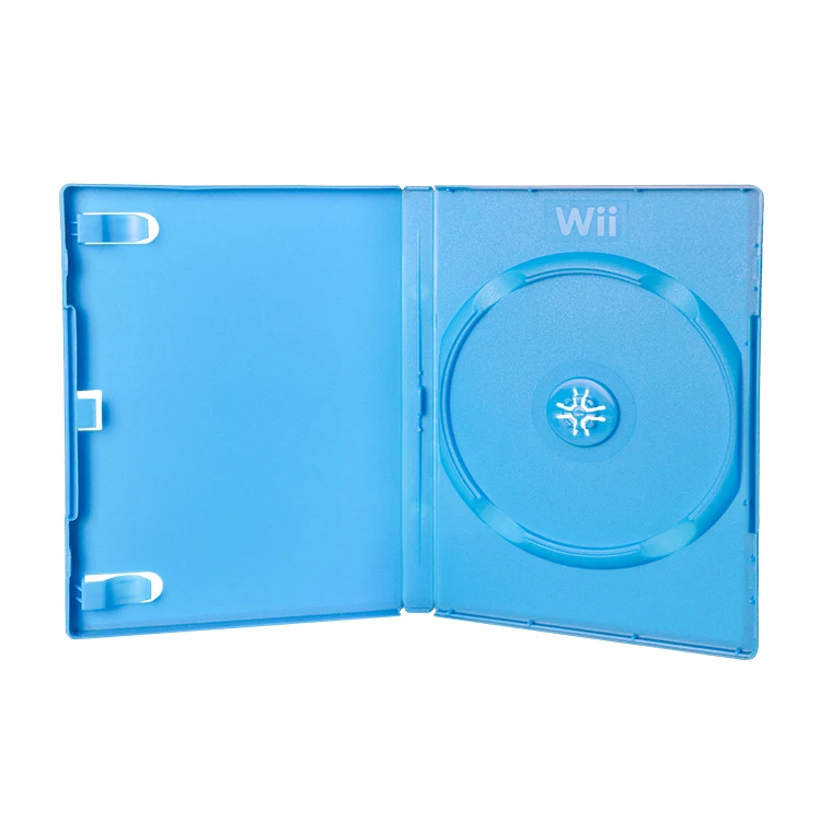 

Single Blue Nintendo Wii Plastic Game Box Wii U Portable Game Protecter, Customized