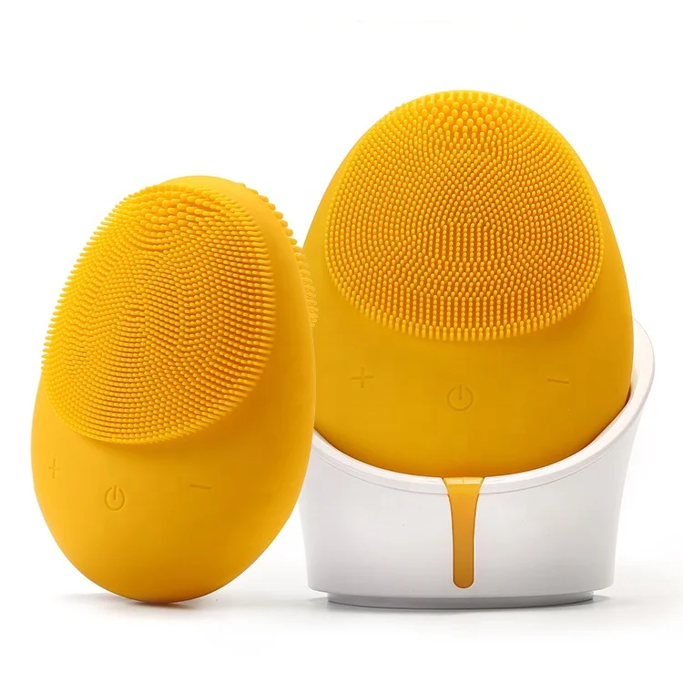 

Exclusive Electric Facial Pore Cleaner Massage Brush Silicone Facial Cleansing Brush Facial Deep Cleaning Waterproof