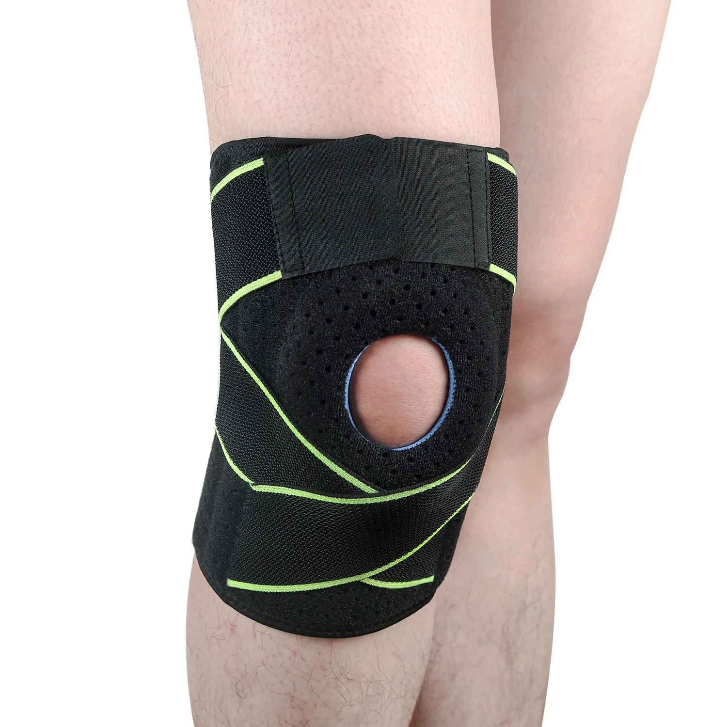 

Safety Foam Yoga Knee Pad Genouillere Genou Fitness Equipment Elastique Neoprene Knee Compression Sleeve brace Knee Support Belt, Black,blue,red,orange,green,orange...