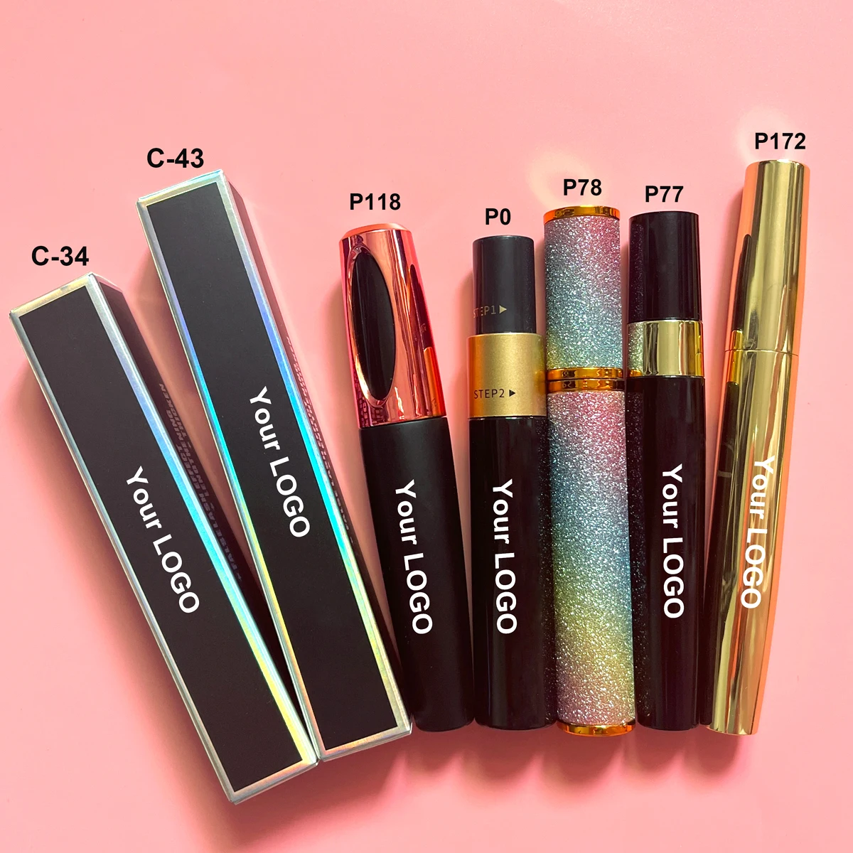 

Waterproof Longlasting Long Thick Curling Mascara Custom Logo Private Label Mascara