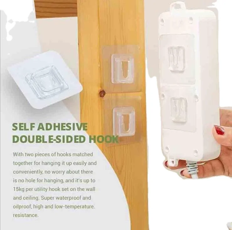 

Strong Transparent Hooks Suction Cup Sucker Wall Storage Holder Kitchen Bathroom Double-sided Adhesive Wall Hooks Hanger