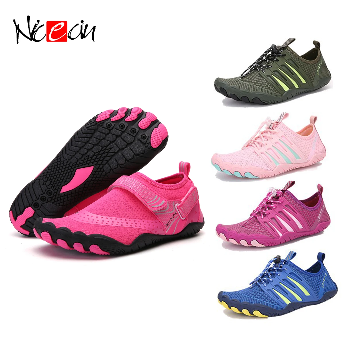 

Unisex Waterproof Anti Slip Quickly Dry Swimming Women Aqua Shoes, Customerized