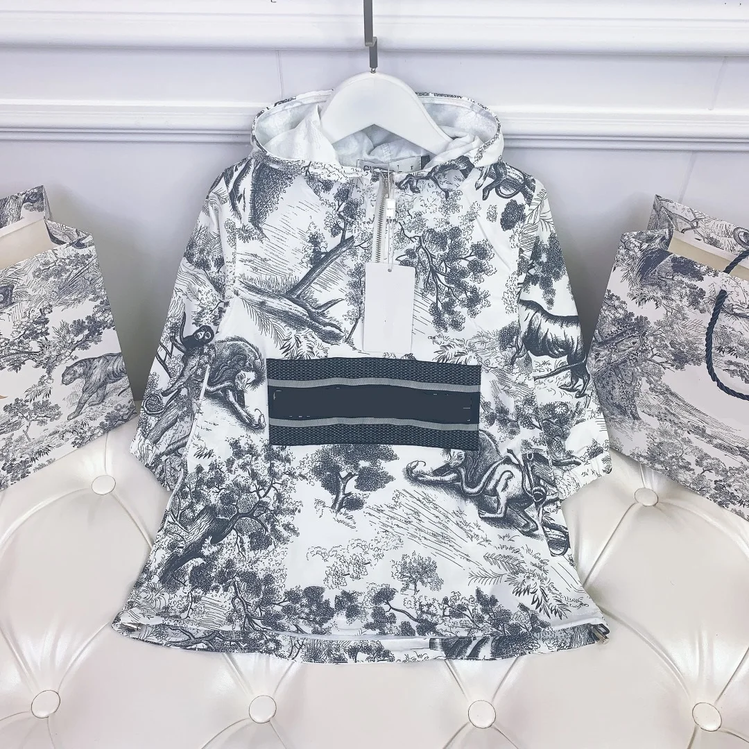 

Hot-selling hooded girls long-sleeved dress high-end kids dresses for girls, White