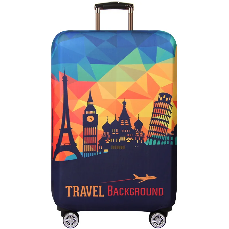 
luggage protective covers Elastic Thick Travel Suitcase Spandex Luggage Cover Thick and Stretchy Luggage Cover 