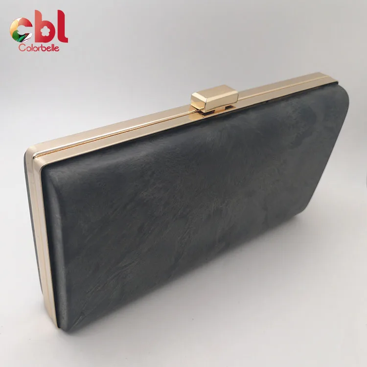 

Factory directly sale clutch bag women evening bag accessories, Light gold ,silver,brushed brass