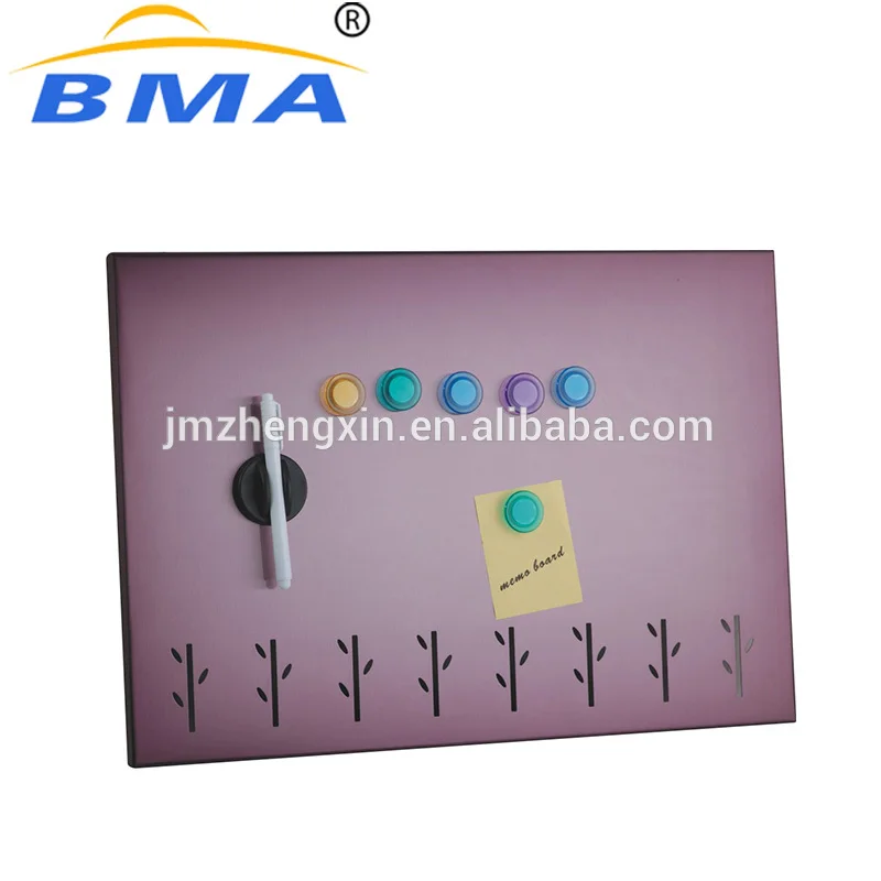 Simple Design Stainless Steel Metal Office  Memo Board Notice Board With Cork