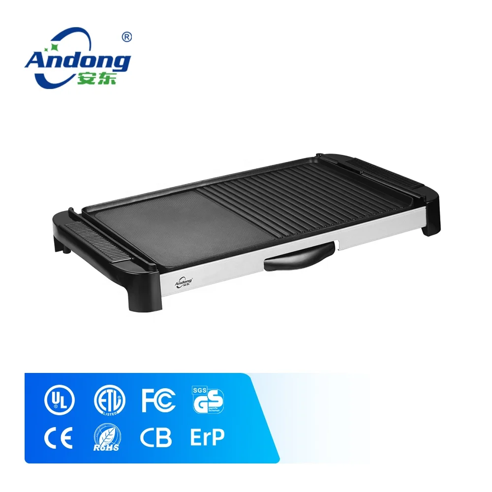 Andong 1800W portable no smoke electric bbq grills multi function electric table teppanyaki griddle grill
