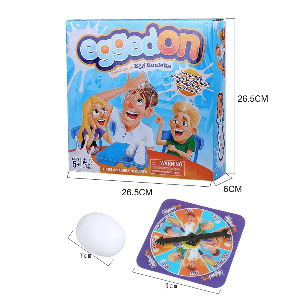 

Egged on game Blasting Egg Game Toys Roulette Crushing Board Game