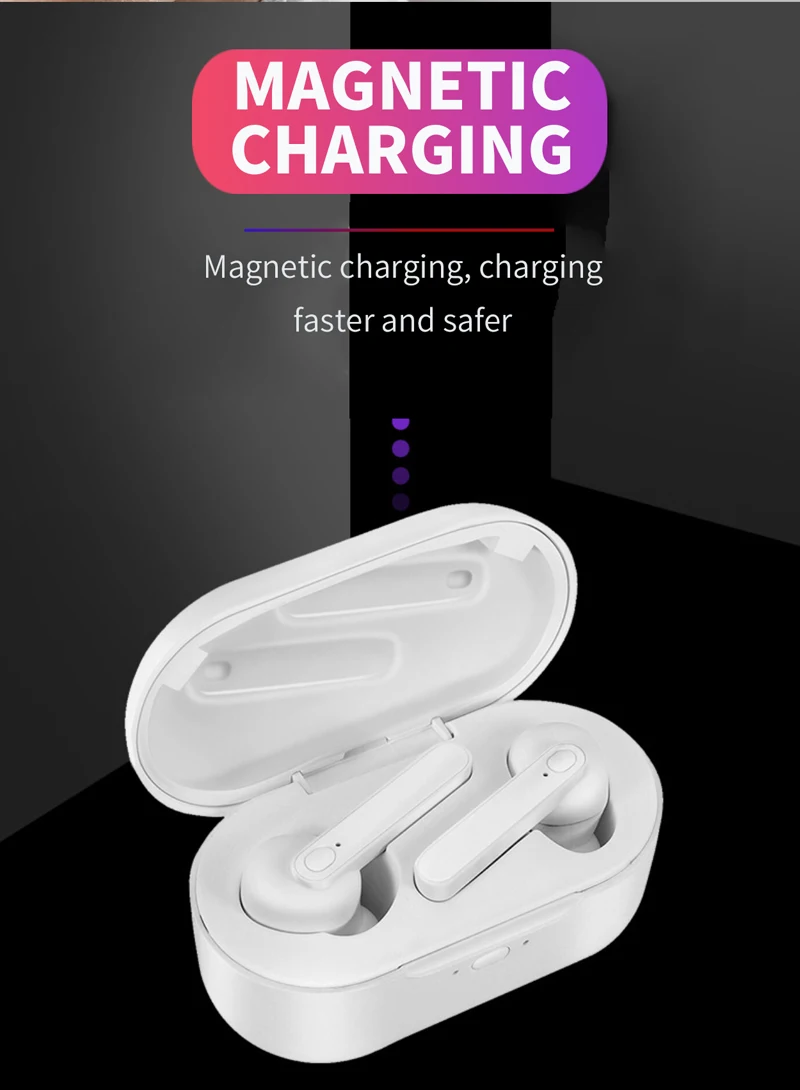 DT-5 Mini TWS sports bluetooth 5.0 Wireless stereo earphones With Charging case - ANKUX.COM