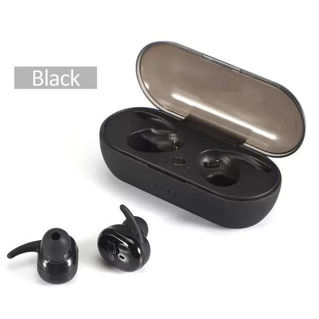 

Hot Sales Y30 TWS Wireless Touch Control HIFI Stereo Earphone Waterproof Headset Sports Y30 Earbuds with Charging Case, Black white