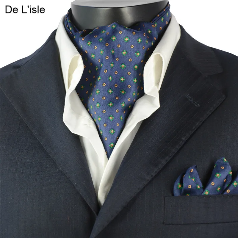 
OEM Mens Handsome 100% Silk Designer Cravat 