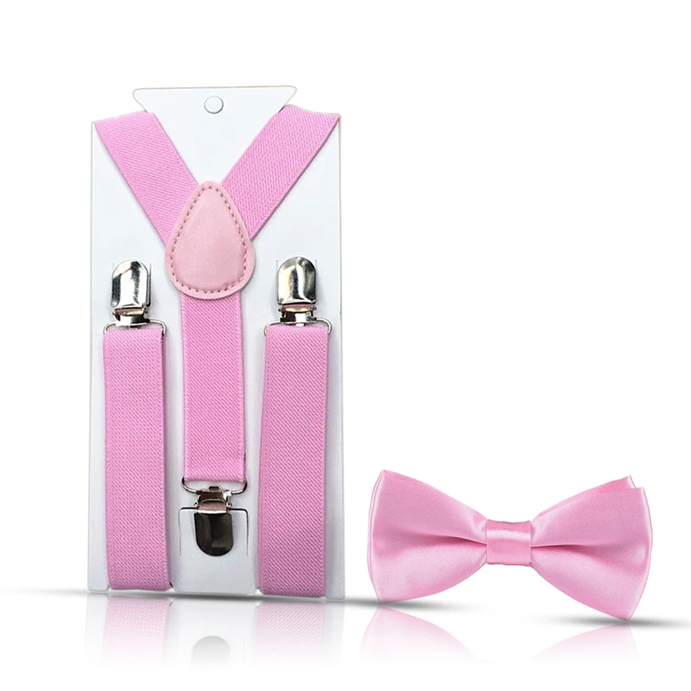 

Fashion Pink Metal Adjustable Clip Mini Suspender Clips For Boys Girls