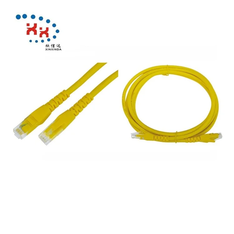 

PVC ROHS UTP cat5e CAT6 cat6A cat7 cat8 Patch Cord Cable with boot 3m
