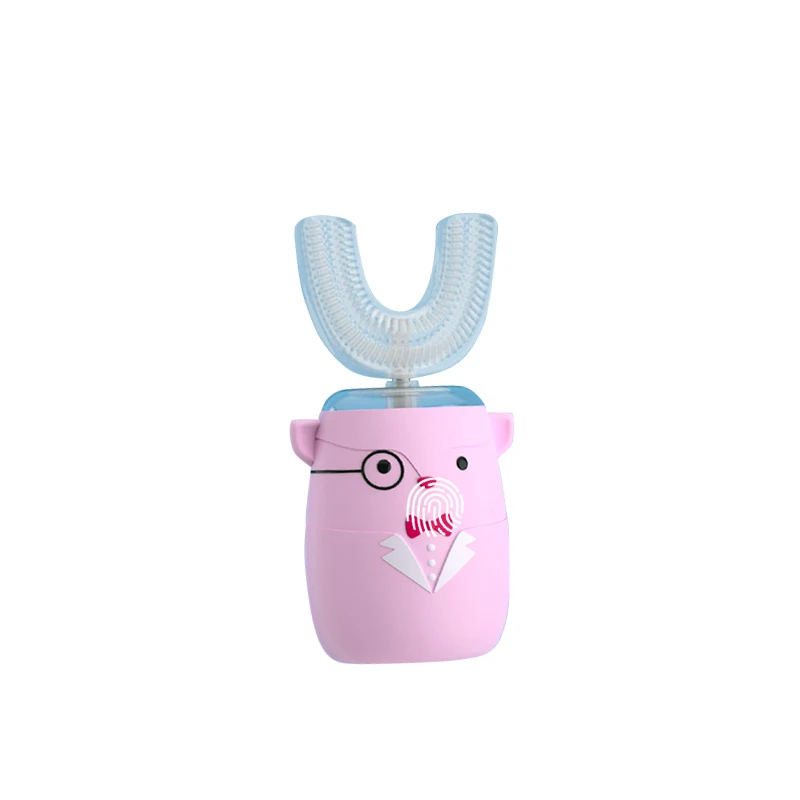 

Quick Customization Cute Full Package Electric U-Shaped Kids Toothbrush